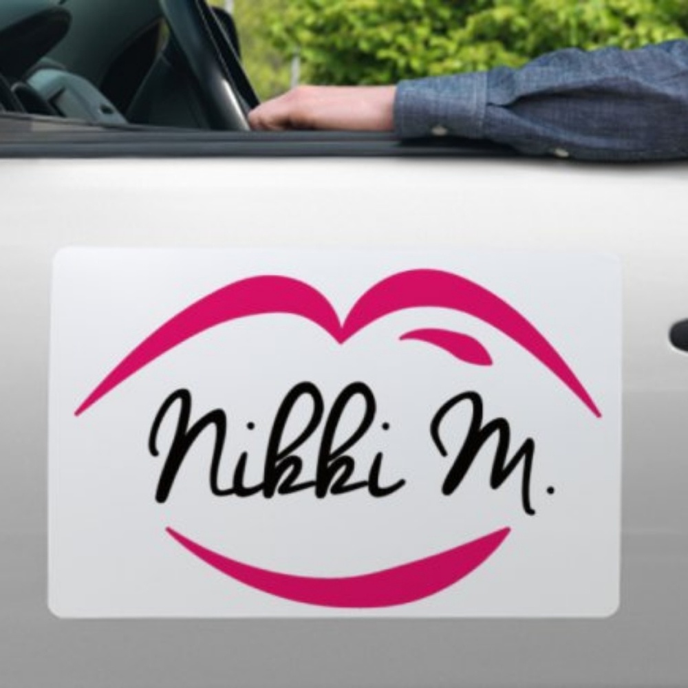 Nikki M Car Magnet
